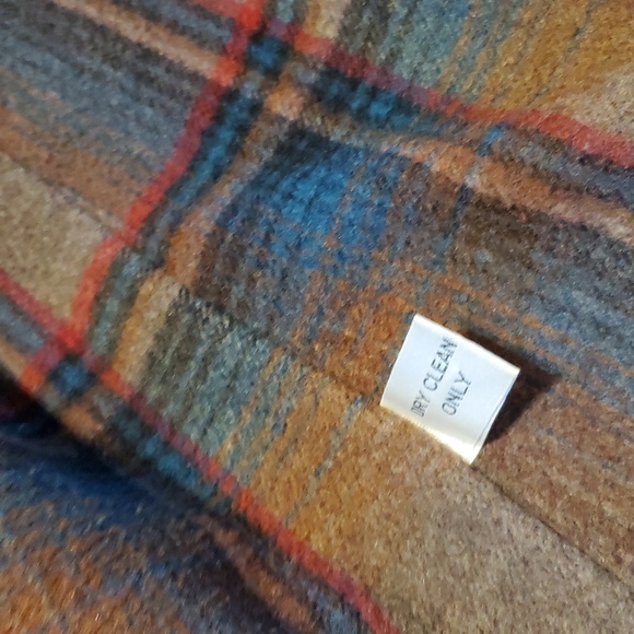 London Fog Wool Lined Chore Jacket Barn Jacket VTG Womens 10 Brick Red Corduroy - Picture 6 of 15